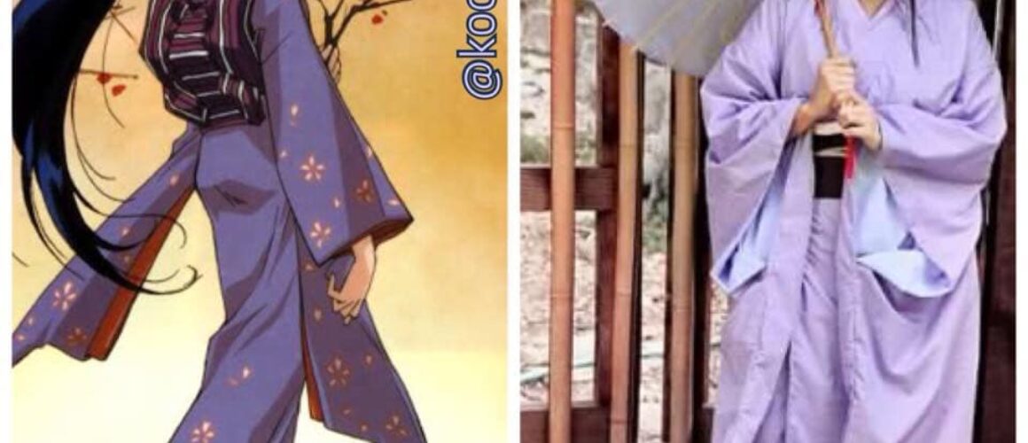 kaoru kamiya, ruroni kenshin, samurai x, cosplay en alquiler, disfraces anime en alquiler, matsuri, yukatas en alquiler lima