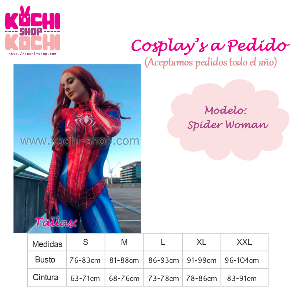 spider woman, cosplay, halloween, cosplay a pedido, cosplay peru