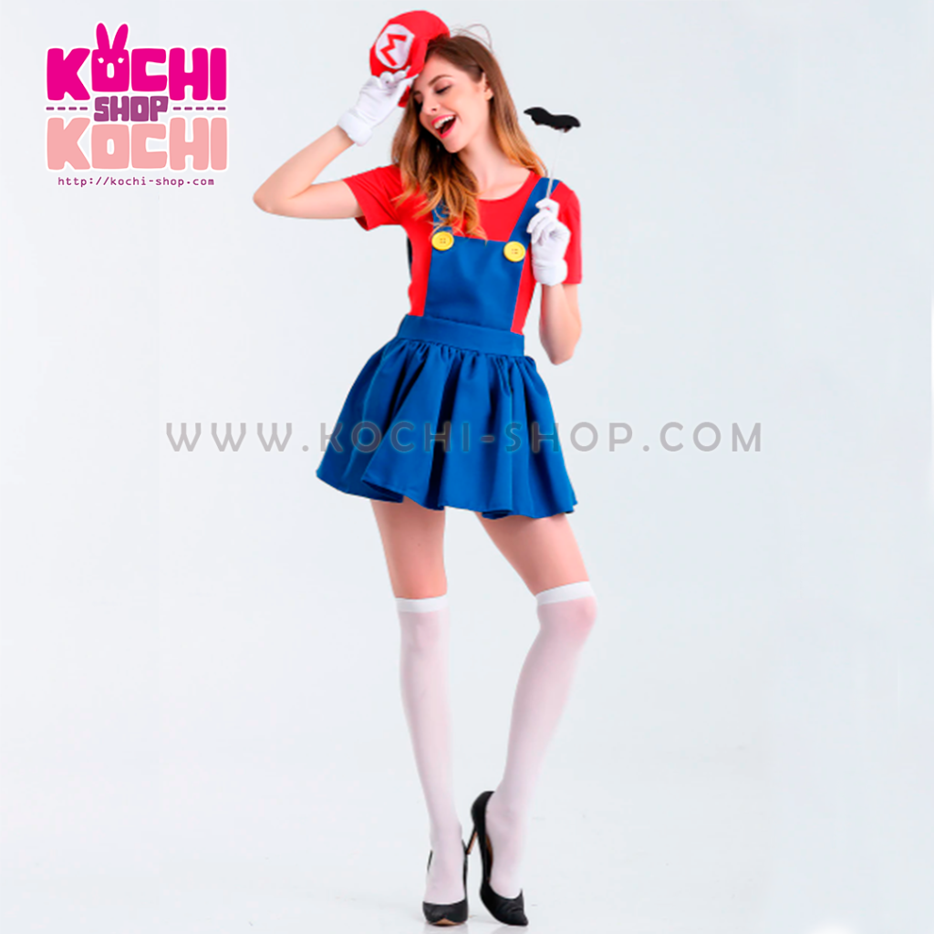 cosplay en alquiler, mario bross girl, cosplay lima, cosplay peru, traje disfraz halloween, halloween, alquiler de disfraz, chica mario bross