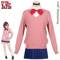 momo ayase cosplay lima peru, momo ayase halloween lima peru, disfraz momo dan da dan alquiler lima peru